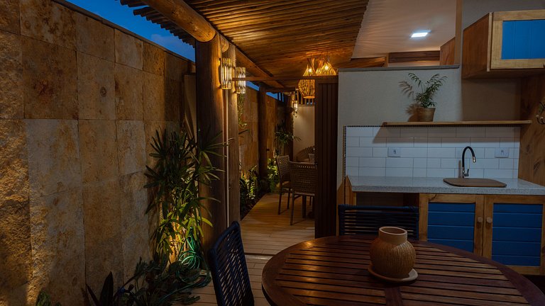 Refúgio Rústico,Piscina, Vista mar e Pipa-Coral Bay