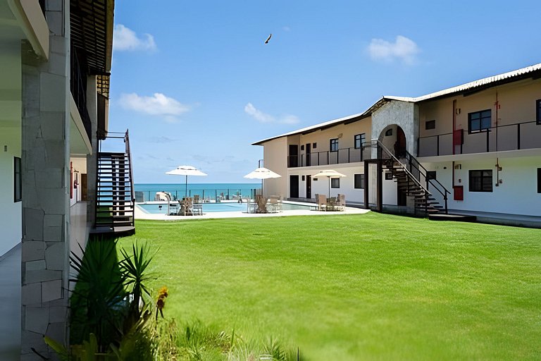 Rústico, charmoso com vista mar, piscina e Pipa/Ocean Breeze
