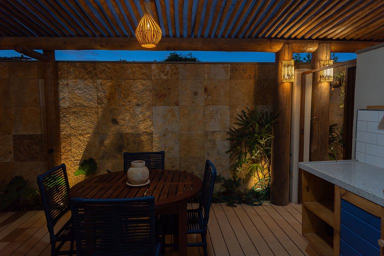 Sustainable Retreat in Pipa with Pool and View