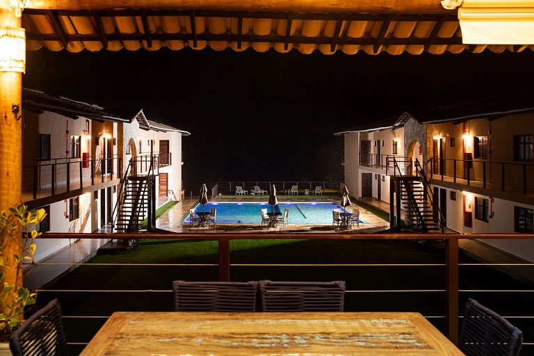 Varanda e Jacuzzi vista mar e Pipa -Mare Di Pri