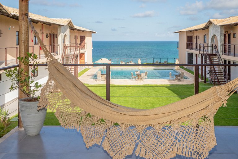 Balcony,Jacuzzi with sea view and Pipa-Mare Di Pri