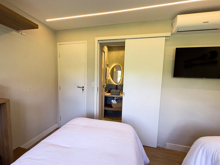 Varanda com Vista para Mata+Piscina|Brisa da Mata