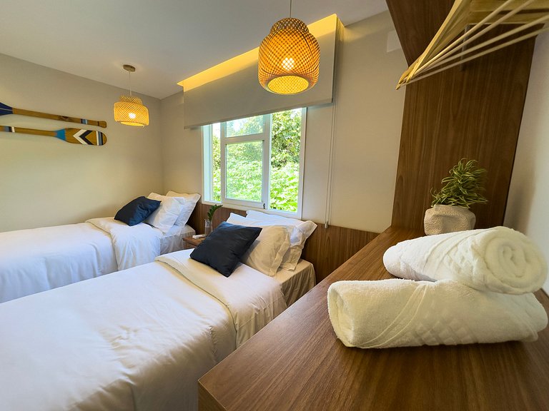Balcony with Forest View and Pool | Brisa da Mata