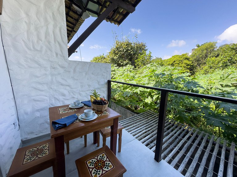 Varanda com Vista para Mata+Piscina|Brisa da Mata