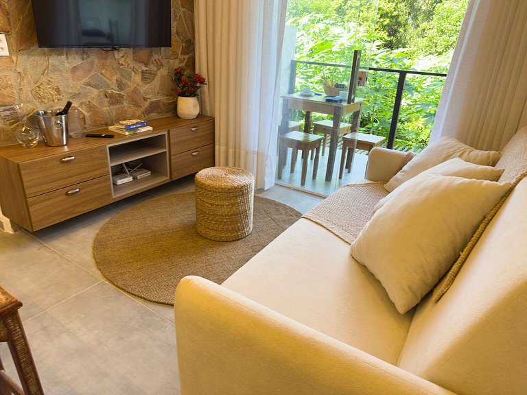 Balcony with Forest View and Pool | Brisa da Mata
