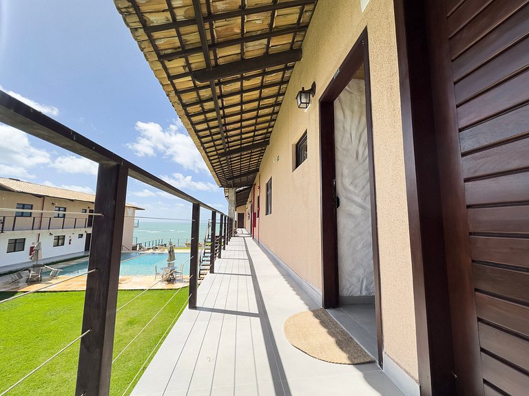 Balcony with Forest View and Pool | Brisa da Mata