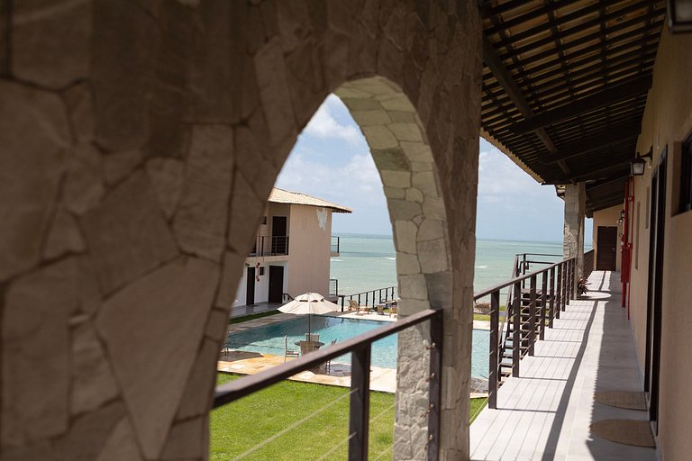 Balcony with Forest View and Pool | Brisa da Mata